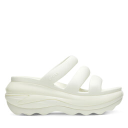 Crocs Şlapi Crocs Mega Crush Triple Strap 209842 Écru