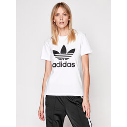 adidas adidas T-Shirt adicolor Classics Trefoil GN2899 Weiß Regular Fit