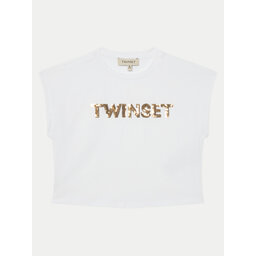 TWINSET TWINSET T-Shirt 251GJ2537 Weiß Regular Fit