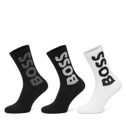 BOSS Súprava 3 párov vysokých pánskych ponožiek BOSS 50524259 Farebná