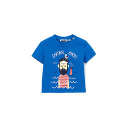 Original Marines Original Marines Marškinėliai DFP0260NM Mėlyna Regular Fit