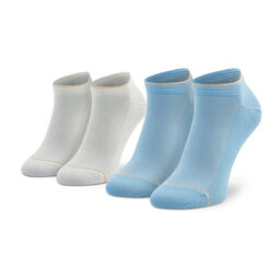 Camel Active Set od 2 para niskih ženskih čarapa Camel Active 6231 Sky Blue 360