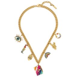 Kurt Geiger Colier Kurt Geiger Multi Charms Necklace 8840861429 Gold