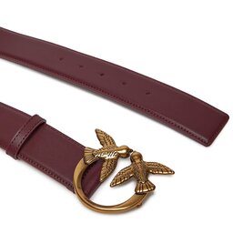 

Жіночий ремінь Pinko Love Berry H4 Belt 100120 A0F1 Ribes Intenso/Antique Gold WW5, Фіолетовий