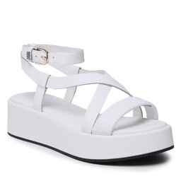 Tommy Hilfiger Szandál Tommy Hilfiger New Flatform Strap FW0FW07245 Ecru YBL