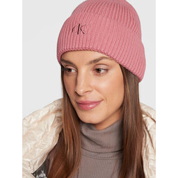 

Шапкa Calvin Klein Jeans Minimal Monogram K60K610372 Dark Blush, Рожевий