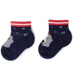 

Набір 3 пар високих дитячих шкарпеток Tommy Hilfiger 495002001 Red/Grey/Blue 082, Білий