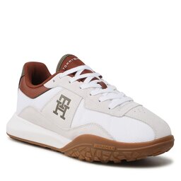 Tommy Hilfiger Superge Tommy Hilfiger Retro Modern Runner Mix FM0FM04701 White YBS