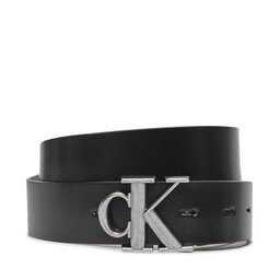 Calvin Klein Jeans Pasek Męski Calvin Klein Jeans Ro Mono P Rev/Adj Lthr Belt35Mm K50K511415 Black/Plaza Taupe 0GR