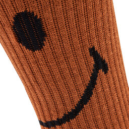 

Високі шкарпетки unisex Market Smiley 360001158 Rust 0627, Коричневий