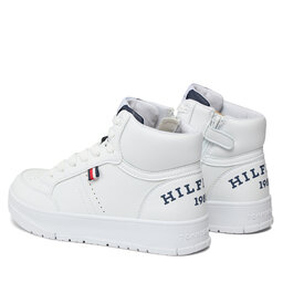 

Снікерcи Tommy Hilfiger Logo High Top Lace-Up Sneaker T3X9-33362-1355 S White/Blue X336, Білий