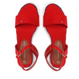 

Еспадрильї Tommy Hilfiger Rope Wedge T3A7-32778-0048300 S Red 300, Червоний