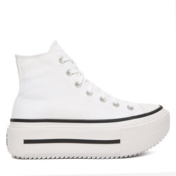 Converse Sneakers aus Stoff Converse Chuck Taylor All Star Lift Double Stack A12976C Weiß