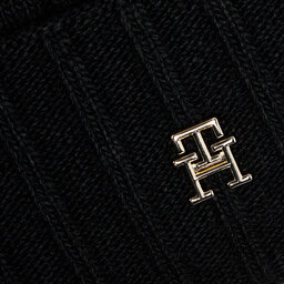 

Шапкa Tommy Hilfiger Essential Chic Beanie AW0AW15779 Black BDS, Чорний
