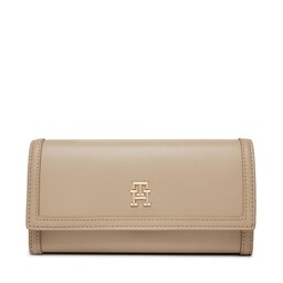 Tommy Hilfiger Liels sieviešu maks Tommy Hilfiger Th Central Cc And Coin White Clay AES