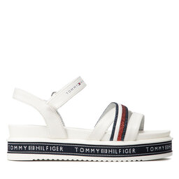 

Босоніжки Tommy Hilfiger Platform Velcro Sandal T3A2-32176-0567 S White/Multicolor X256, Білий