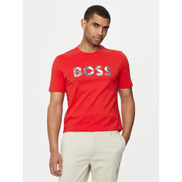 BOSS BOSS Camiseta Thompson 15 50513382 Rojo Regular Fit