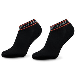 Emporio Armani 2 pares de calcetines cortos para hombre Emporio Armani 292304 3R227 00120 Nero