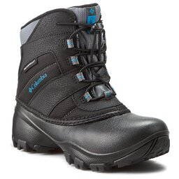 Columbia Cizme de zăpadă Columbia Youth Rope Tow III Waterproof BY1322 Black/Dark Compass 010
