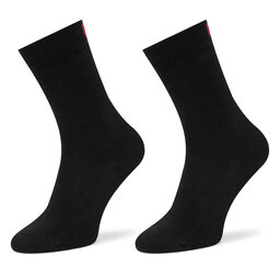 HUGO 2er-Set hohe Damensocken HUGO 50502046 Schwarz