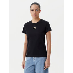 PINKO PINKO T-shirt Bussolotto 100355 A2OD Nero Regular Fit