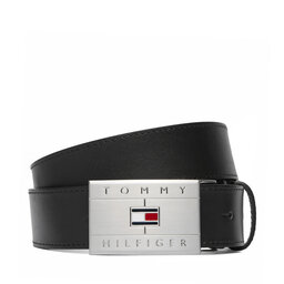 Tommy Hilfiger Gürtel Tommy Hilfiger Th Flag Plaque Belt AM0AM14322 Braun