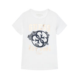 Guess Guess Marškinėliai J5YI25 K6YW4 Balta Regular Fit