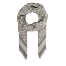 Calvin Klein Tuch Calvin Klein Emblem Aop Jacquard Square Scarf LV04F8080G Grau