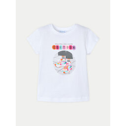 Mayoral Mayoral Camiseta 3014 Blanco Regular Fit