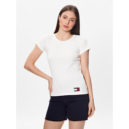Tommy Hilfiger Tommy Hilfiger Футболка UW0UW04397 Écru Regular Fit