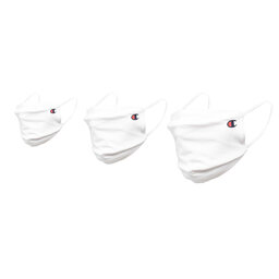 Champion Set 3 tekstilnih mask za obraz Champion 805371-WW001 Wht/Wht/Wht