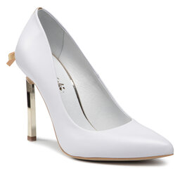 R.Polański Stilettos R.Polański 1223 Biały Lico/Złoty