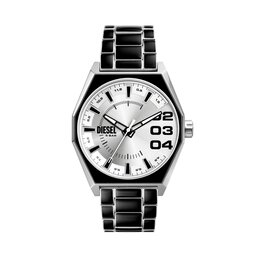 Diesel Zegarek Diesel Double Scraper DZ2195 Silver/Black