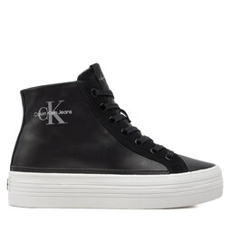 Calvin Klein Jeans Αθλητικά Calvin Klein Jeans Bold Vulc Flatf Mid Mix Ml Mtr YW0YW01491 Μαύρο