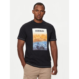 Napapijri Napapijri T-Shirt S-Rollin NP0A4I3D Μαύρο Regular Fit