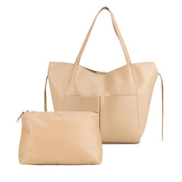 DeeZee Handtasche DeeZee MDS-C-007-02 Écru