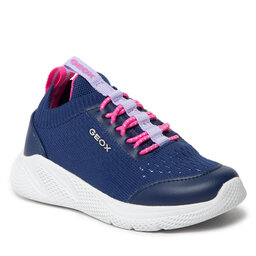 Geox Sneakersy Geox J Sprintye G. B J25FWB 0006K C4268 M Navy/Fuchsia
