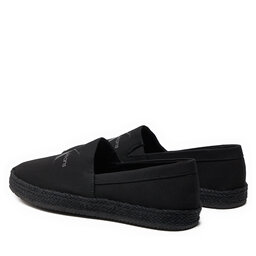 

Еспадрильї Calvin Klein Jeans Espadrille Slipon Ml YM0YM00935 Triple Black 0GT, Чорний
