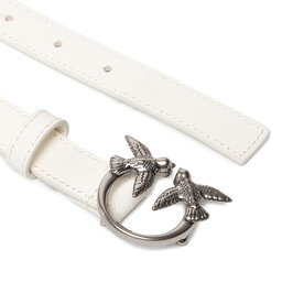 

Жіночий ремінь Pinko Love Berry Simply Belt H2 PE 22 PLT01 1H20ZV Y7SP White C030, Білий