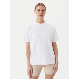 Calvin Klein Jeans Calvin Klein Jeans Camiseta Placed Institutional J20J225539 Blanco Relaxed Fit