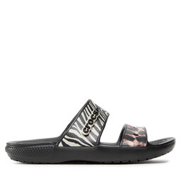

Шльопанці Crocs Classic Crocs Animal Remix Sandal 207847 Black/Multi, Кольоровий