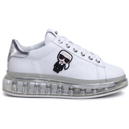 

Снікерcи KARL LAGERFELD KL62630 White Lthr W/Silver, Білий