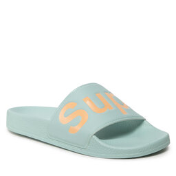 Superga Ciabatte Superga 1908 Slides Polysoft Green Iceberg/Orange Apricot A0Y