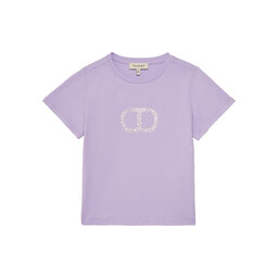 TWINSET TWINSET T-shirt 251GJ2485 Ljubičasta Regular Fit