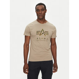 Alpha Industries Alpha Industries Camiseta Camo Puff 146506 Beis Regular Fit