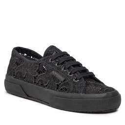 Superga Teniși Superga Macrame 2750 S81219W Total Black A06