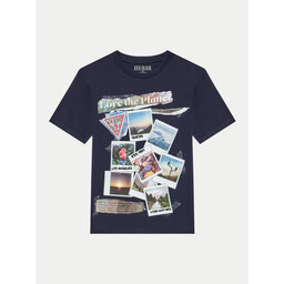 Guess Guess Camiseta L4YI44 K8HM4 Azul marino Oversize