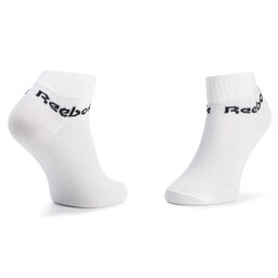 

Набір 3 пар низьких шкарпеток unisex Reebok Act Core Ankle Sock 3p FL5227 White, Білий