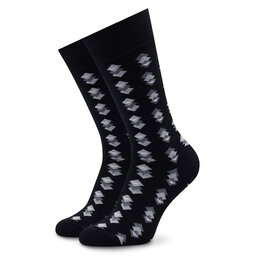 

Набір 3 пар високих чоловічих шкарпеток Emporio Armani 302402 2F283 00621 Nero/Perla, Чорний