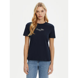 Tommy Hilfiger Tommy Hilfiger Póló WW0WW45428 Sötétkék Regular Fit